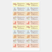 Pastel Doodle Slangen School Kinderopvang Kamp Naa Labels (Vel)