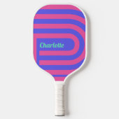 Pastel Doolhof Pickleball Paddle (Voorkant)