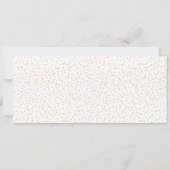 Pastel Dot Babysitten Cadeaubon Kaart (Achterkant)