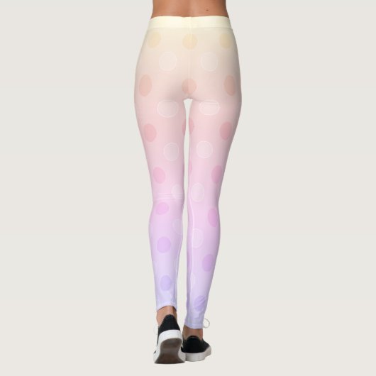 pastel dot leggings activewear (Achterkant)