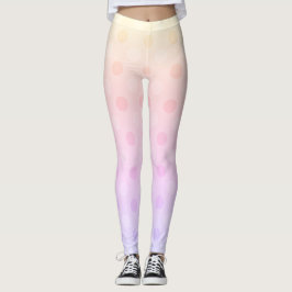 pastel dot leggings activewear