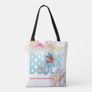 Pastel Doula Verloskundige Baby Bevalling Verpleeg Tote Bag
