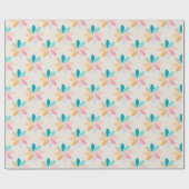 Pastel Draaiende Molen Cadeaupapier (Vlak)