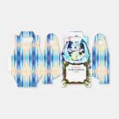 Pastel Dragon Baby shower Bedankdoosjes (Uitgevouwen)