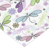 Pastel Dragonflies Korte Tafelloper (Hoek)