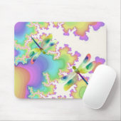 Pastel Dragonflies Mousepad Muismat (Met muis)