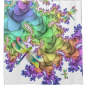 Pastel Dragonflies Showgordijn Douchegordijn (Voorkant)