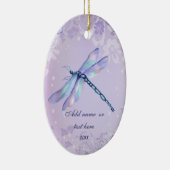 Pastel Dragonfly Keramisch Ornament (Rechts)