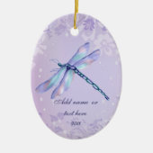 Pastel Dragonfly Keramisch Ornament (Voorkant)