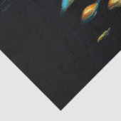 Pastel Drawing Duck op Water Tissuepapier (Detail)