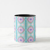 Pastel Dream Boho Geometric Kaleidoscope Mok (Midden)