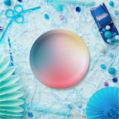 Pastel Dream Gradient voor Party Borden Papieren Bordje (Feest)