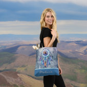 Pastel Dreamcatcher Waterverf Monogram Tote Bag