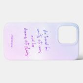  Pastel Dreams in Planningen Quote Case-Mate iPhone Case (Achterkant (horizontaal))