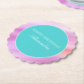 Pastel Dreams Paper Onderzetter (Gekanteld)