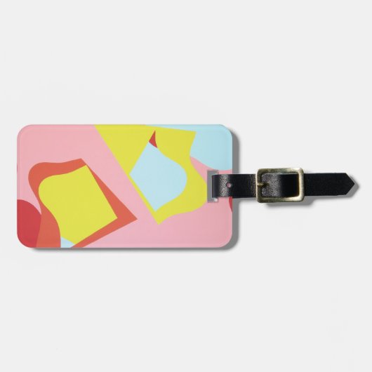 Pastel Dreamscape Luggage Tag Bagagelabel (Voorkant horizontaal)