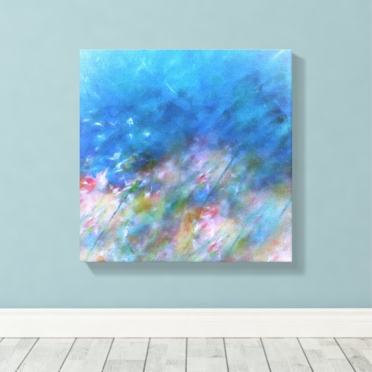 Pastel Dreamweaver Canvas Afdruk (Insitu (Houten vloer))