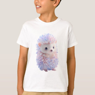 Pastel Dreamy Cotton Candy Hedgehog Kids T-shirt