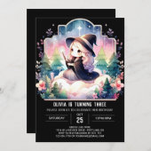 Pastel Dreamy Wizard Verjaardag Kaart (Voorkant / Achterkant)