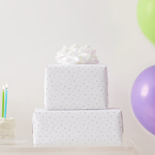 Pastel Driehoek Doodle Patroon Cadeaupapier