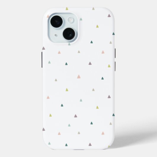 Pastel Driehoek Doodle Patroon Case-Mate iPhone Case (Achterkant)