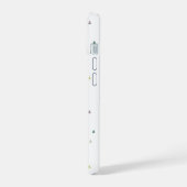 Pastel Driehoek Doodle Patroon iPhone 15 Case (Linkerkant)