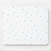 Pastel Driehoek Doodle Patroon Muismat (Voorkant)