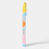 Pastel driehoeken op Bord blauw Case-Mate iPhone Case (Achterkant / Rechts)