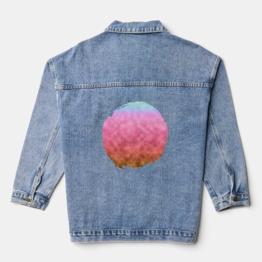 Pastel Drift Denim Jacket (Achterkant)