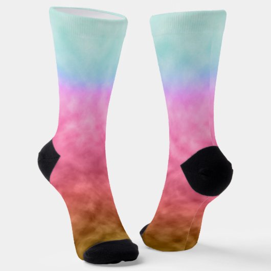 Pastel Drift Sokken (Gebogen)