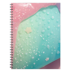 Pastel Drip Kawaii Snoep Karakter Kunst Notitieboek