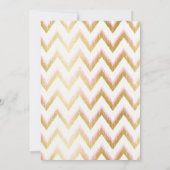 Pastel drocatcher Faux Gold Foil Baby Sprinkle Kaart (Achterkant)