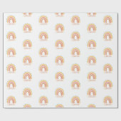 Pastel dromen gepersonaliseerde inpakpapier (Vlak)