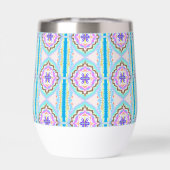 Pastel Droom Boho Geometrische Kaleidoscoop (Achterkant)