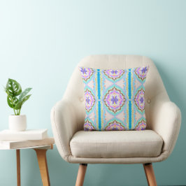 Pastel Droom Boho Geometrische Kaleidoscoop Kussen