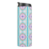 Pastel Droom Boho Geometrische Kaleidoscoop Thermosbeker (Geroteerd rechts)