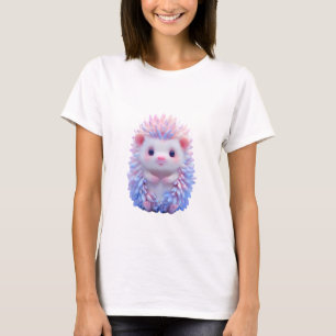 Pastel Droom Fantasy Egeltje Roze Blauw Vrouwen T-shirt
