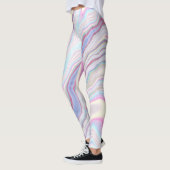 Pastel Droom Marmeren Golven Leggings (Links)
