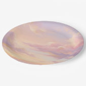 Pastel Droom: moderne luchtstudie in renaissancest Papieren Bordje (Gekanteld)