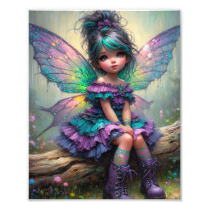 Pastel Droomfee Foto Afdruk