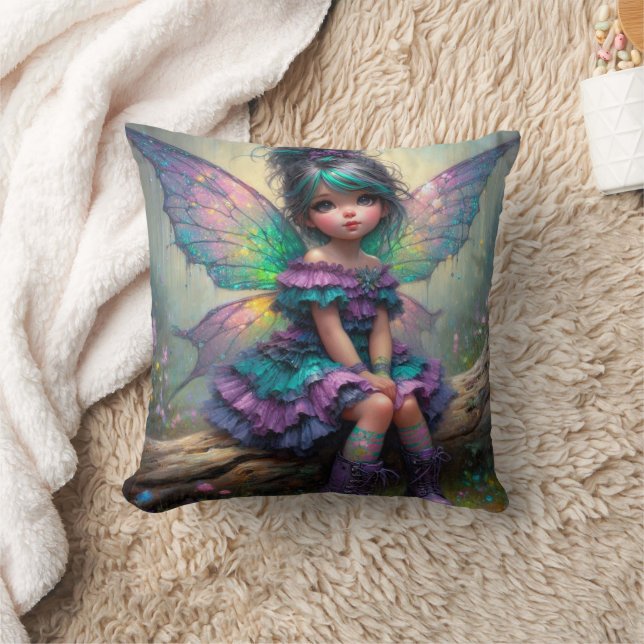 Pastel Droomfee Kussen (Deken)
