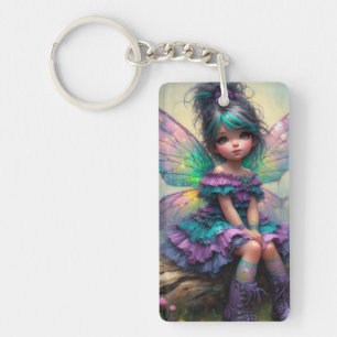 Pastel Droomfee Sleutelhanger
