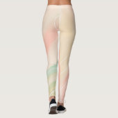 Pastel droomt van Abstracte kunst Leggings (Achterkant)