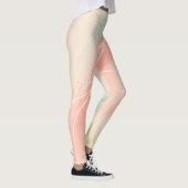 Pastel droomt van Abstracte kunst Leggings (Rechts)