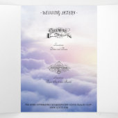 Pastel Droy Wedding Uitnodiging (Binnenkant midden)