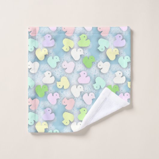 Pastel Ducks- Milky Bath Bad Handdoek (Wasdoekje)