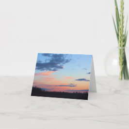 Pastel Dusk Painting Bedankkaart