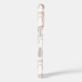 Pastel Earth Tone Boho Rainbow Patroon Case-Mate iPhone Case (Achterkant / Rechts)