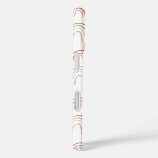 Pastel Earth Tone Boho Rainbow Patroon Case-Mate iPhone Case (Achterkant / Rechts)