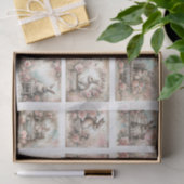 Pastel Easter Bunnies for Shells  Decoupage Tissuepapier (Geschenk)